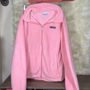 Pink Columbia zip up jacket